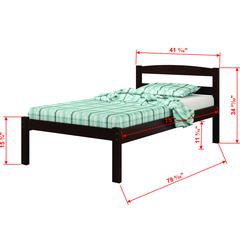 Twin Econo Bed W/Dual Under Bed Drawers