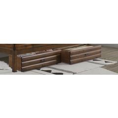 LOG CABIN DRAWERS RUSTIC WALNUT & RUSTIC SILVER