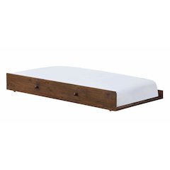 Twin Trundle Brushed Grey