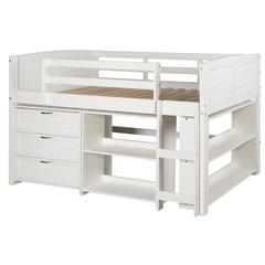 TWIN LOUVER LOW LOFT GROUP B - WHITE