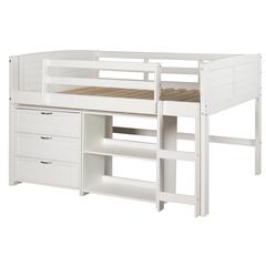 TWIN LOUVER LOW LOFT GROUP C - WHITE