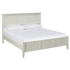 Northlake King Panel Bed, White Linen