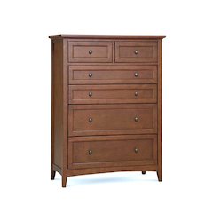 Cherry Brown 6-Drawer Chest, Belen Kox