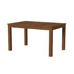 Rustic Whiskey Square Kitchen Table, 36 Inch to 54 Inch Dining Table