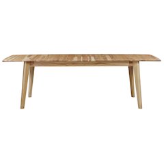 Esmond Leg Table with (1) 18"  Butterfly Leaf, Natural