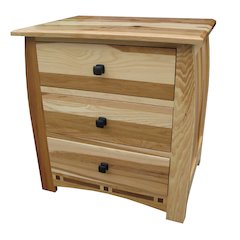 Adamstown 3 Drawer Nightstand, Natural