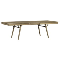 Barbossa Leg Dining Table, Dark Caramel