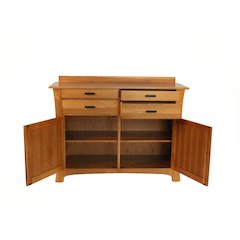 Cattail Bungalow Sideboard, Warm Amber Finish