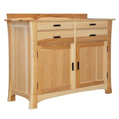 Cattail Bungalow Sideboard, Natural Finish