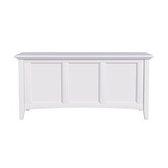 Westlake Cedar-Lined Blanket Trunk, White