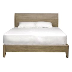 Geo Heights Queen Panel Bed, Butterscotch