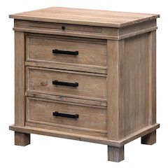 Glacier Point Nightstand, Golden Java Finish