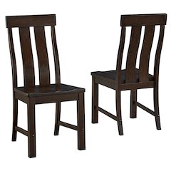 Henderson Slatback Side Chair, Muscavadi Brown