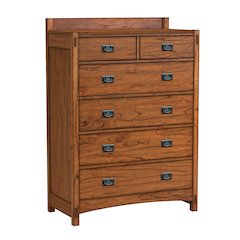 Mission Hill 6 Drawer Chest, Harvest