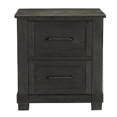 Sun Valley Nightstand, Charcoal Finish
