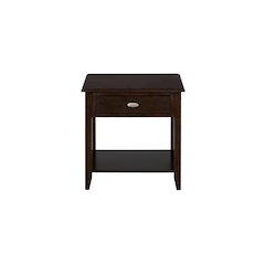 Merlot Warm Contemporary End Table