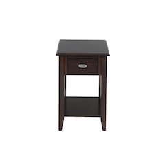 Merlot Warm Contemporary Chairside Table