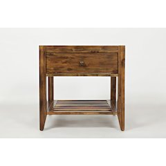 Beacon Street Modern Essential Solid Wood Square End Table