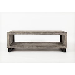 Mulholland Drive 56" Modern Distressed Solid Wood Coffee Table