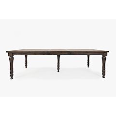 Madison County Rustic Reclaimed Pine Farmhouse Rectangle Extension Dining Table