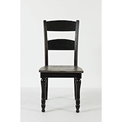 Rustic Reclaimed Pine Farmhouse Ladderback Dining Chair (Set of 2)