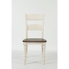 Rustic Reclaimed Pine Farmhouse Ladderback Dining Chair (Set of 2)