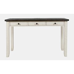 Madison County Rustic Reclaimed Solid Wood Farmhouse USB Charging Desk