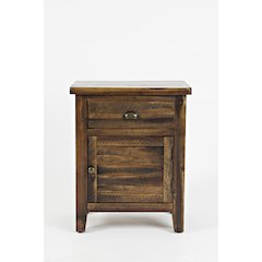 Artisan's Craft Rustic Farmhouse Distressed Solid Wood Accent Table