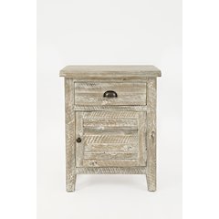 Artisan's Craft Rustic Farmhouse Distressed Solid Wood Accent Table