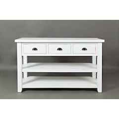 Artisan's Craft Rustic Farmhouse Distressed Solid Wood 50" Sofa Table