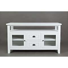 70" Rustic Farmhouse Solid Wood Distressed Media Console TV Stand