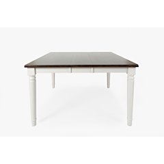 Orchard Park Farmhouse Solid Rubberwood Square Counter Height Table