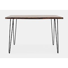 Nature's Edge 52'' Modern Solid Wood Live Edge Counter Height Dining Table