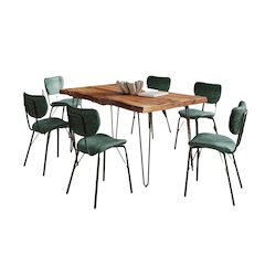 60" Seven Piece Modern Dining Set