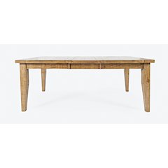 Telluride Rustic Farmhouse Solid Wood 78" Extension Dining Table