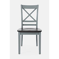 Asbury Park Solid Wood Farmhouse Cross-Back Dining Chair (Set of 2)