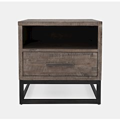 East Hampton Distressed Solid Wood End Table