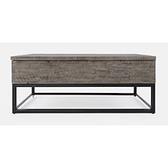 East Hampton Distressed Solid Wood Lift-Top Coffee Table