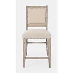 Fairview Transitional Upholstered Counter Stool (Set of 2)