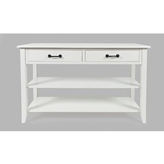 North Fork Acacia 2 Drawer Sofa Table