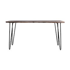 Nature's Edge 60" Solid Wood Modern Live Edge Dining Table