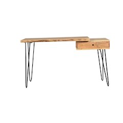 Nature's Edge Solid Acacia Desk with Drawer