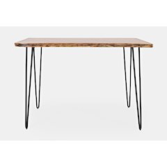 Nature's Edge 52'' Modern Solid Wood Live Edge Counter Height Dining Table