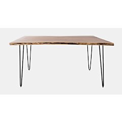 Nature's Edge 60" Solid Wood Modern Live Edge Dining Table