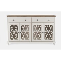 Aurora Hills Country Wire-Brushed 4 Door Accent Chest