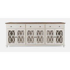 Aurora Hills Country Wire-Brushed 6 Door Accent Chest