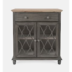 Aurora Hills Country Wire-Brushed 2 Door Accent Chest