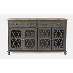 Aurora Hills Country Wire-Brushed 4 Door Accent Chest