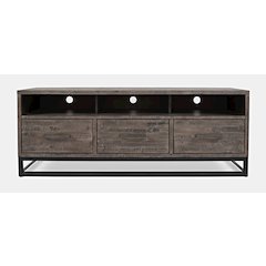 East Hampton Distressed Solid Wood Media Unit