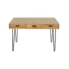 Rollins 52" Solid Hardwood Modern Counter Dining Table with Storage